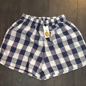 Checkered Women's Cargo Shorts